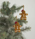24 piece set - Iconic Christmas Mini Tabletop Tree Set - in Hand Felted Wool - ARCADIA HOME
